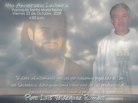 4to. Aniv. Luctuoso
